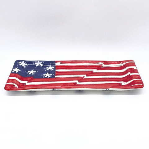 Flag Bread Tray