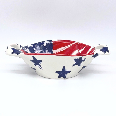 Flag Double Handled Basket