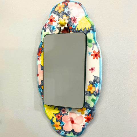 Soft Floral Mirror