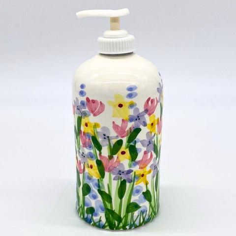 Flower Garden Soap Pump