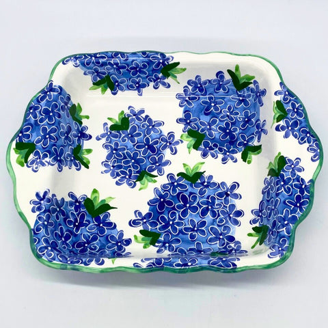 Blue Hydrangea Square Baker