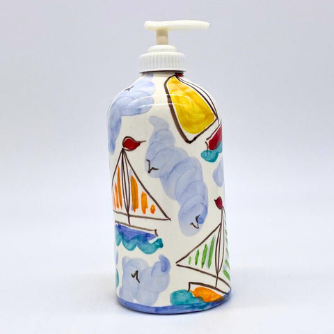 Sailboats Soap Pump