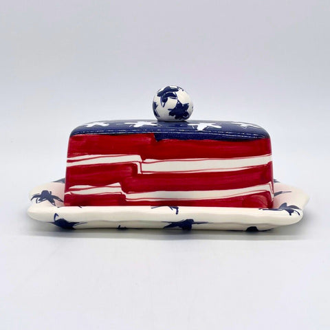 Flag Butter Dish
