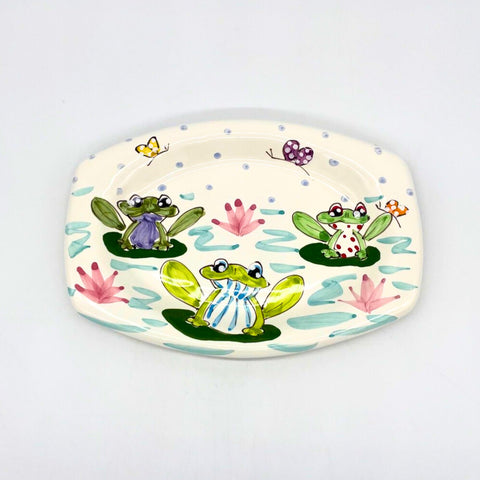 Frogs Elliptical Plate