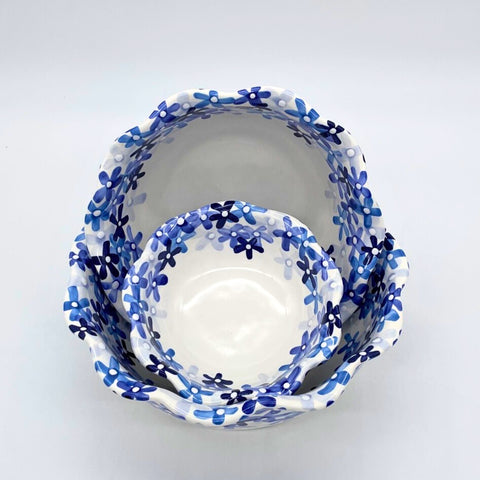 Little Blue Flowers Bowls