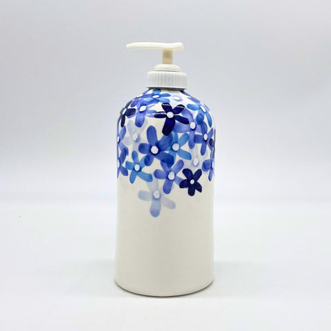 Little Blue Flowers Soap Pump