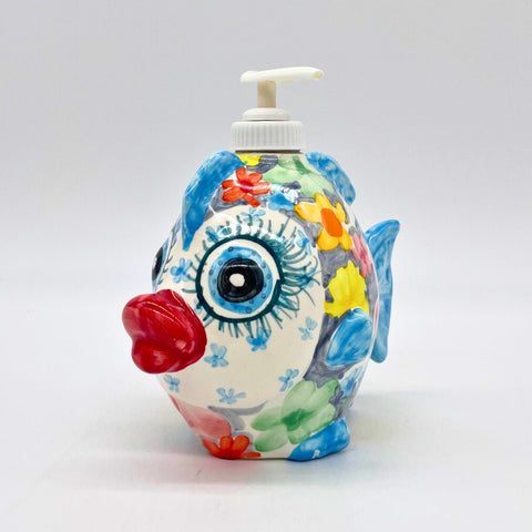 Soft Floral Fish Soap Pump