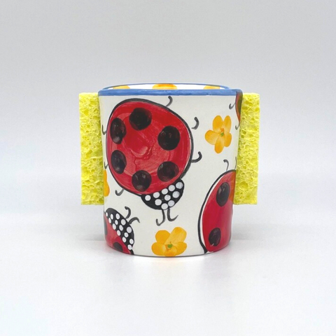 Ladybug Sponge Holder