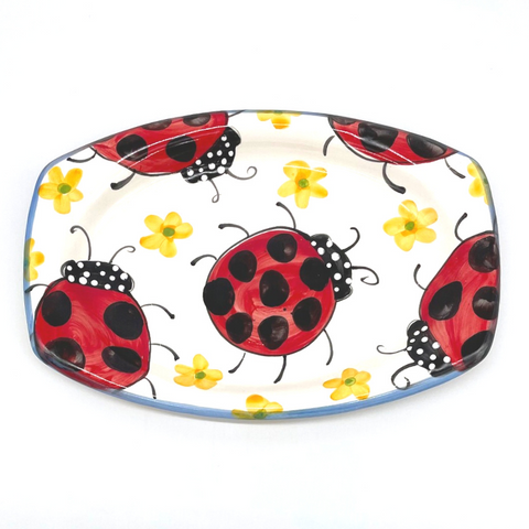 Ladybug Elliptical Plate