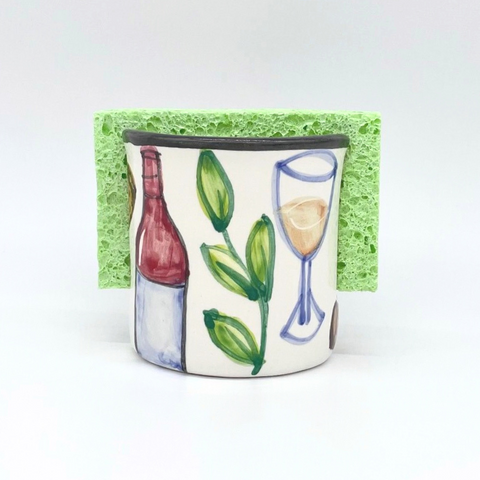 Wine Bottle Sponge Holder
