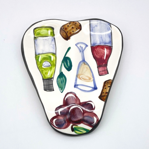 Wine Bottle Double Spoon Rest