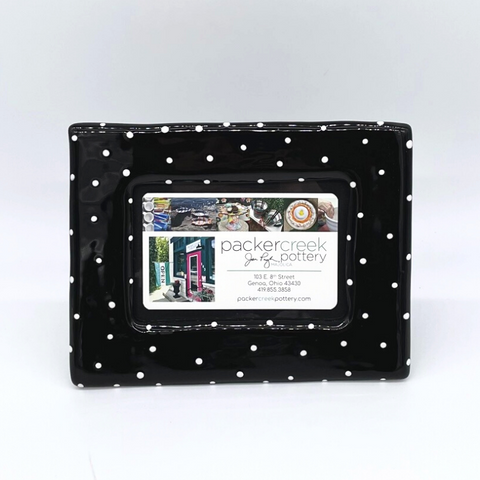 Black and White Dot Picture Frame
