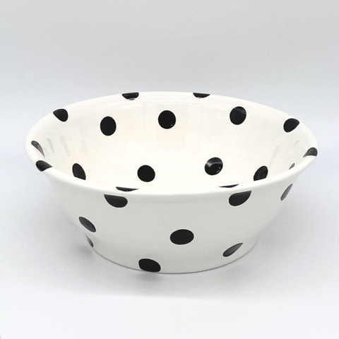 White and Big Black Dots Bowls