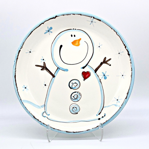 Blue Button Plates