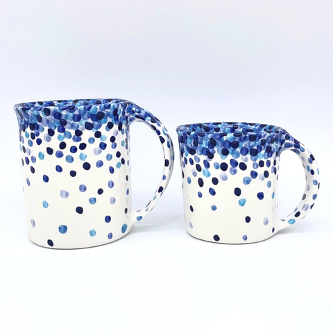 Blue Confetti Mugs