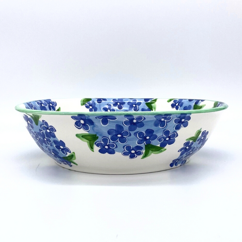 Blue Hydrangea Pasta Bowl