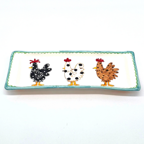 Chickens Bread Tray