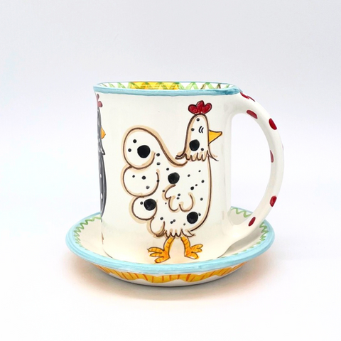 Chickens Mug and Saucer Bundle