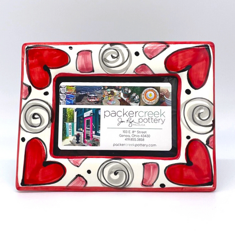 Confetti Hearts Picture Frame