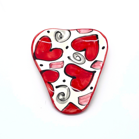 Confetti Hearts Double Spoon Rest