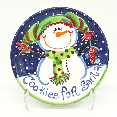 Cookies For Santa Plate