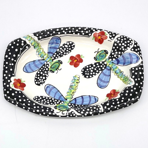 Dragon Fly Elliptical Plate