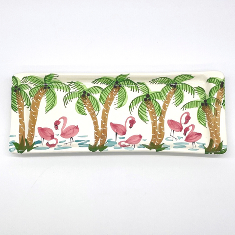 Flamingos Bread Tray