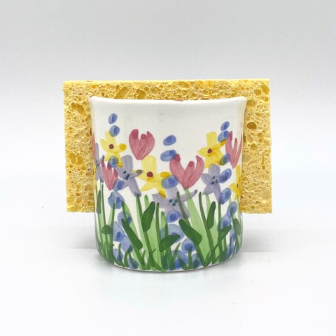 Flower Garden Sponge Holder