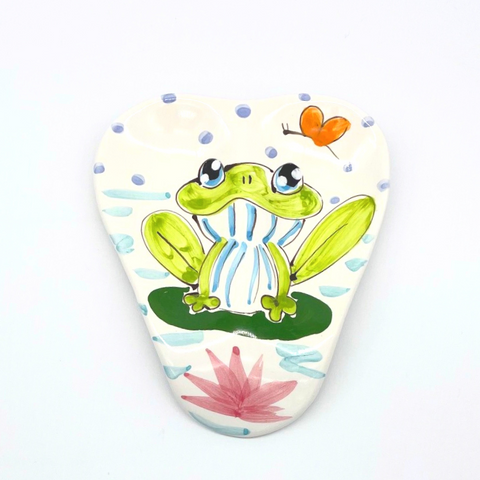 Frogs Double Spoon Rest