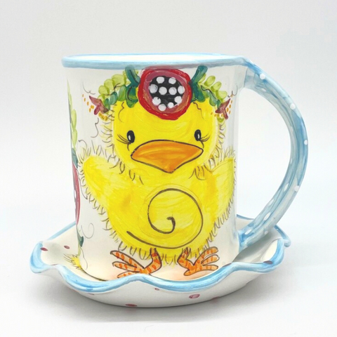 Fuzzy Chicks Mug and Saucer Bundle
