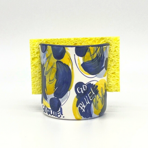 Go Blue Sponge Holder