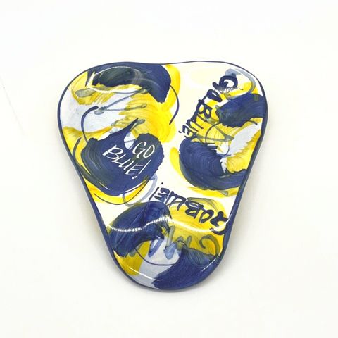 Go Blue Double Spoon Rest