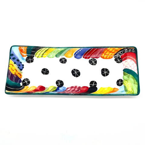Julie Stripe Bread Tray