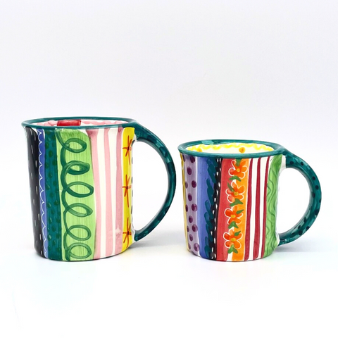 Julie Stripe Mugs