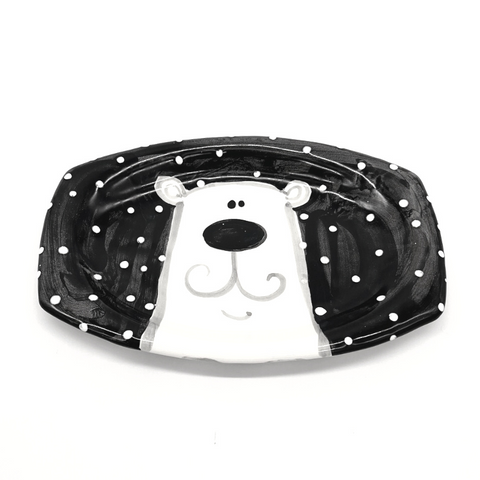 Polar Bear Elliptical Plate