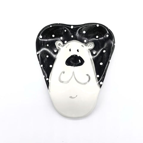 Polar Bear Double Spoon Rest