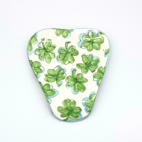 Shamrocks Double Spoon Rest