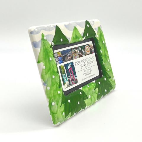 Snowy Trees Picture Frame