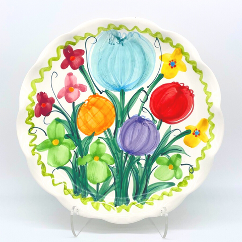 Tulip Iris Plates