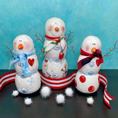 3d Snowmen