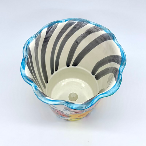 Soft Floral Flower Pot