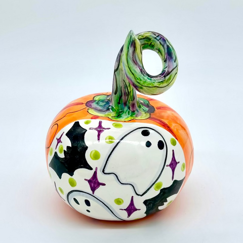 Small Ghost 3d Pumpkin