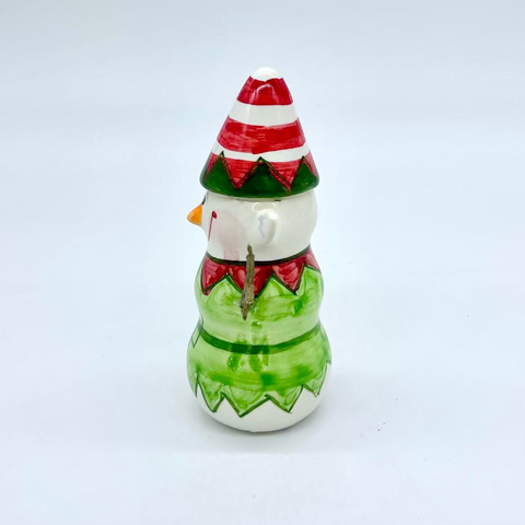 Green Elf the Snowman
