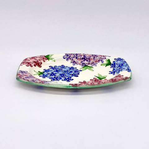 Endless Summer Hydrangea Elliptical Plate