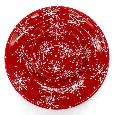 Red and White Snowflake Entertainer Bundle