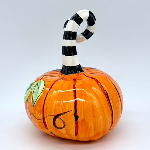 Medium Halloween Cat 3d Pumpkin