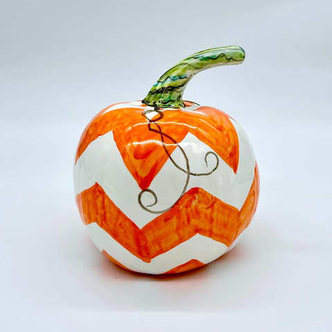Medium Chevron 3d Pumpkin