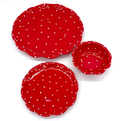 Red and White Dot Entertainer Bundle