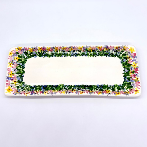 Flower Garden Bread Tray