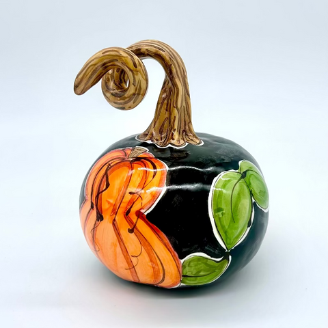 Small Ann's Pumpkins with Black Background 3d Pumpkin